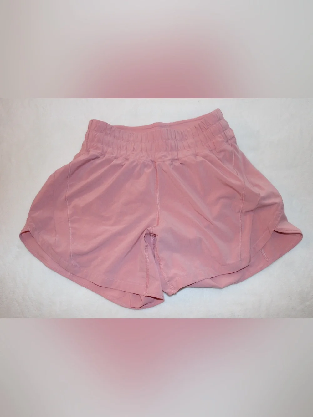 Lululemon Track That Lined Running Shorts Pink 5